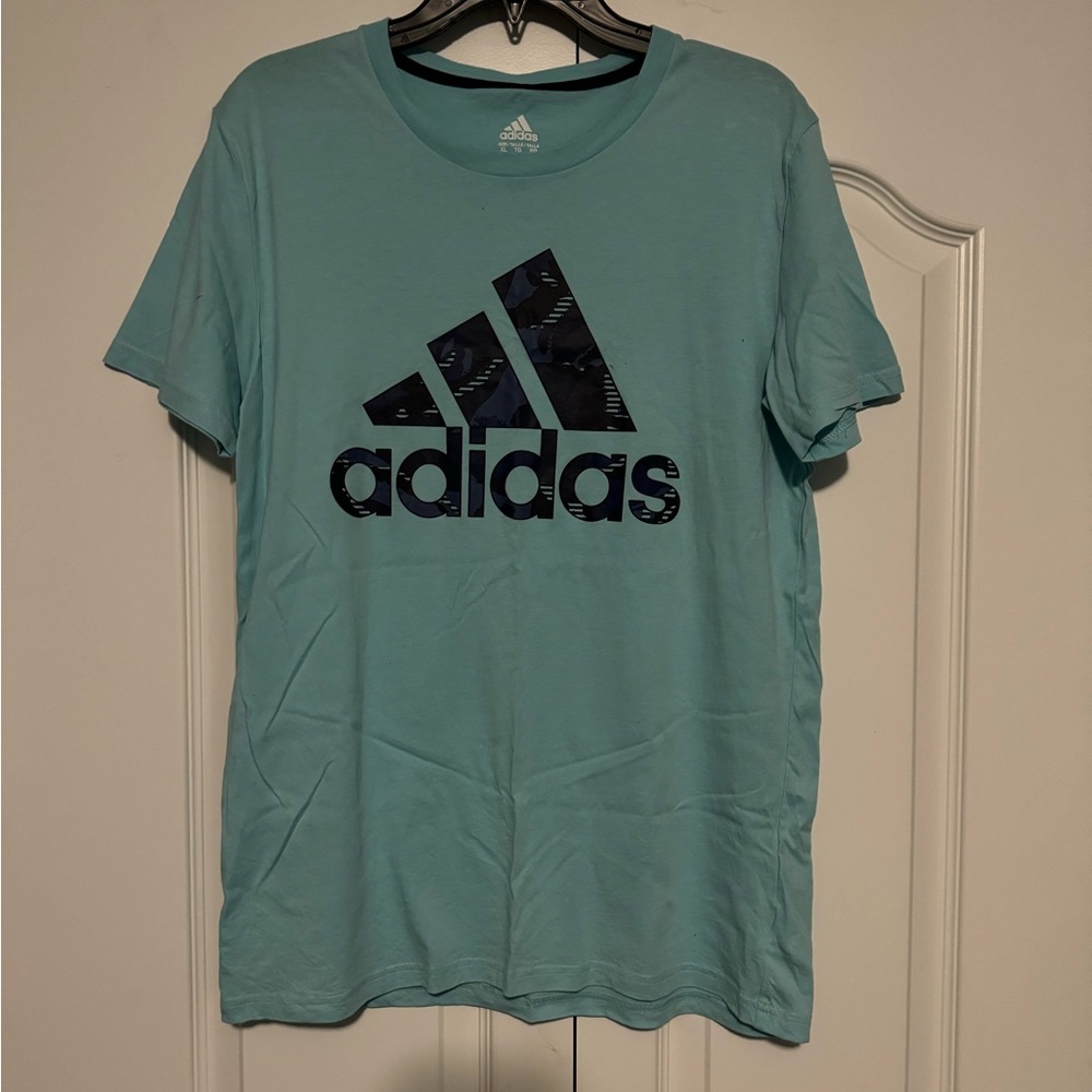Boys XL Addidas Blue Tshirt Size XL new without tags